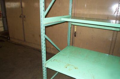 Penco bulk storage shelving lighter then pallet rack