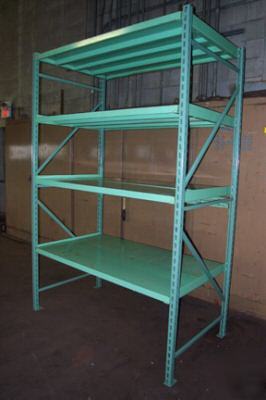 Penco bulk storage shelving lighter then pallet rack