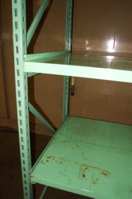 Penco bulk storage shelving lighter then pallet rack