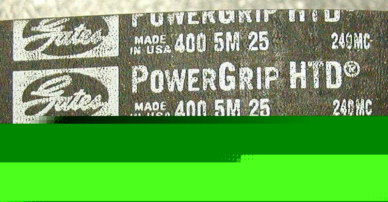 Gates powergrip htd belt 400-5M-25 9293-0564