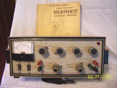 Heathkit model ig-18 sine-square wave audio generator