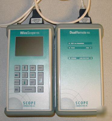 Agilent hp wirescope 155 / dual remote 155 & manual