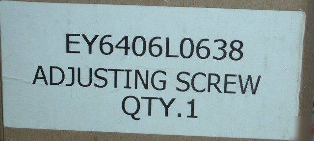 New EY6406L0638 adjusting screw 