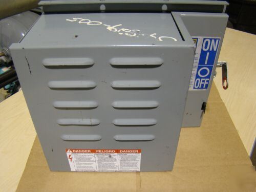 Square d i line 3KVA busplug transformer, busway 