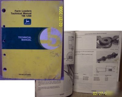 John deere 75 to 280 farm loaders technical manual