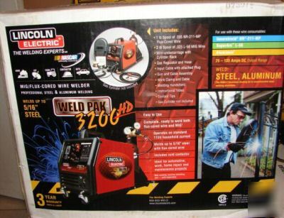 Lincoln electric weld pak 3200 hd mig welder 