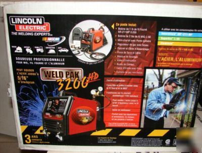 Lincoln electric weld pak 3200 hd mig welder 