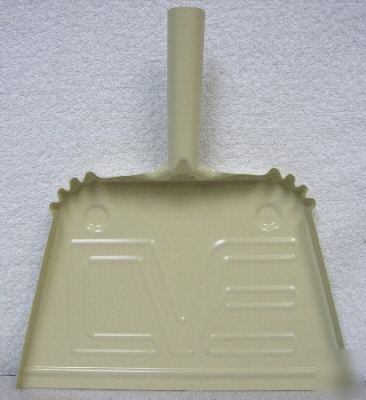 Dustpan - heavy duty metal almond