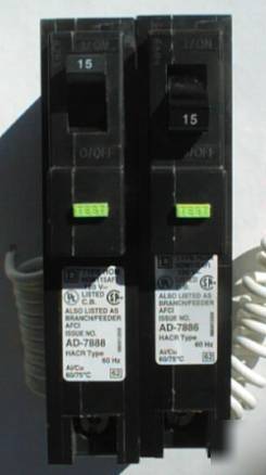 13 square d homeline HOM115AFI arc fault 15 amp breaker