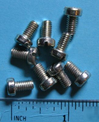 Screws size 2 ba, 5/16, cheesehead, zinc plate (50)