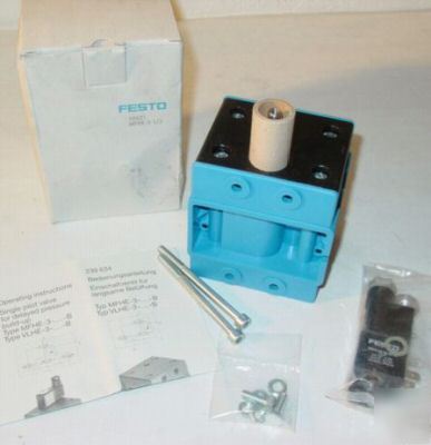 Festo mfhe-3-1/2 single pilot soft start & stop valve