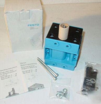 Festo mfhe-3-1/2 single pilot soft start & stop valve