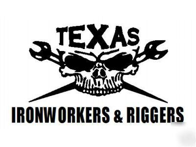 Ironworker and rigger decal - add your state