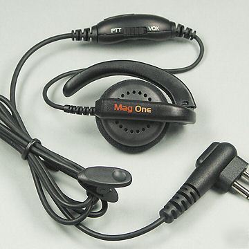 Motorola CP200 earpiece w/in-line mic, ptt, vox