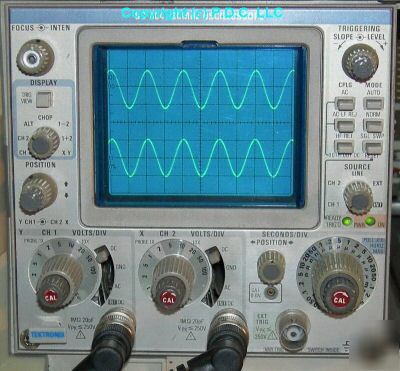Tektronix sc 504 sc-504 SC504 80MHZ oscilloscope & man.