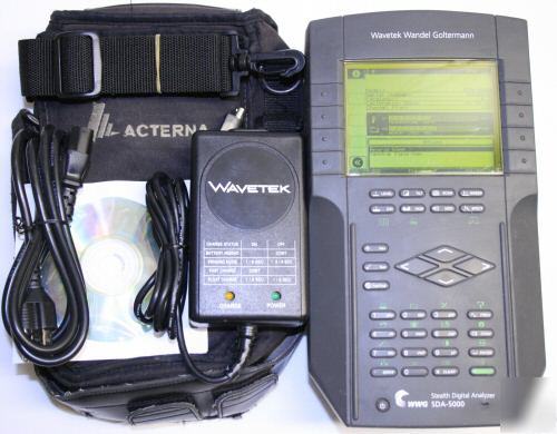 Wavetek acterna jdsu sda-5000 analyzer opt 1 3A SDA5000