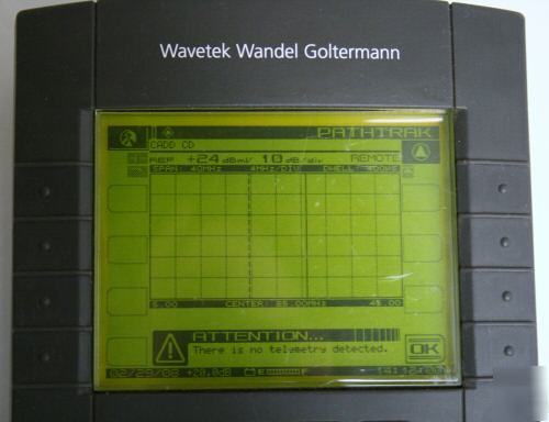 Wavetek acterna jdsu sda-5000 analyzer opt 1 3A SDA5000