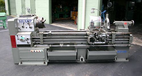 Used sharp â€œlâ€ series heavy duty lathe