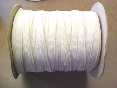 Chain zipper, full roll of 100 + yds in creme, sizd 3**