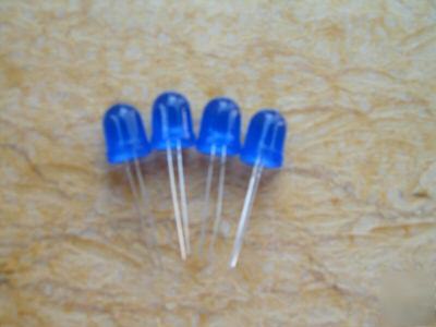 100PCS 10MM blue diffused leds lamp