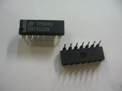 48PCS p/n DM74S32N ; ic gate or quad 2 input 14-dip