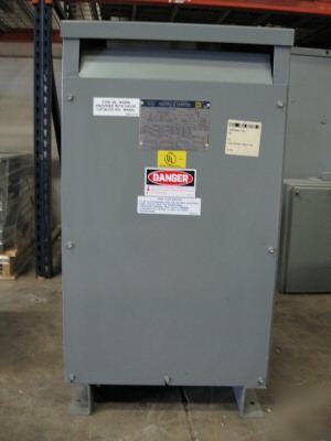 Square d 75 kva 240 x 480 pri 120/240 sec transformer 