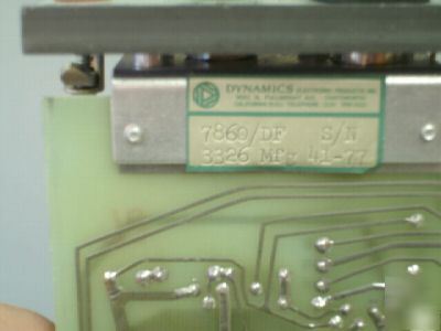 Dynamics filter / gain 7600 & strain gage 7860