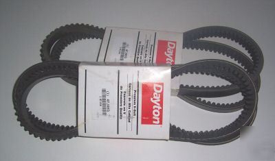 New (2) dayton 4FJ46G CX75 premium v-belts 