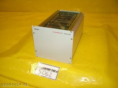 Pfeiffer vacuum turbopump power supply tps 601