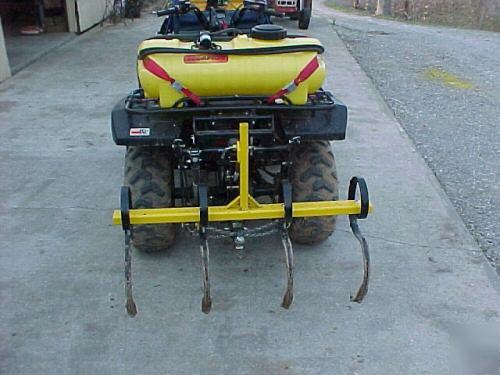 S-tine plow / cultivator for cat 0 3 pt hitch atv 