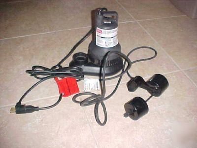 Teel sump pump 5RV52 1/2HP submersible w/pump switch