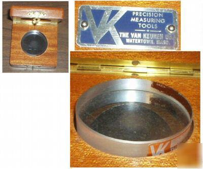 Van keuren 2 inch optical flat in original wooden case