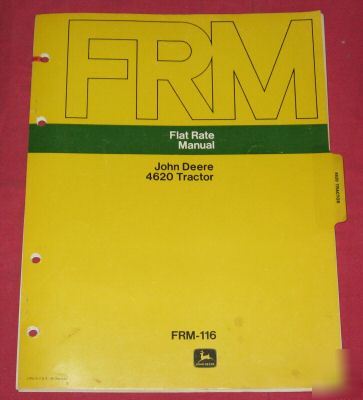  john deere 4620 tractor flat rate manual 