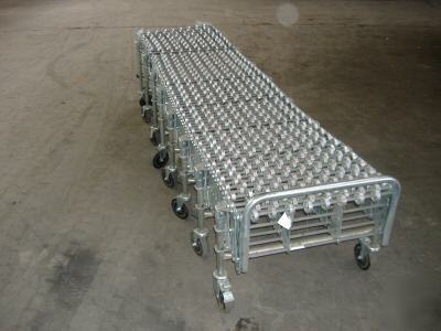 Nestaflex expandable skate wheel conveyor