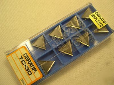 New 5 ea. ceratip inserts tpgr 321L grade TC30