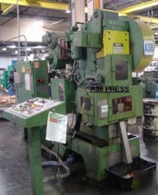 22 ton minster B1-22 high speed gap frame press, #1293