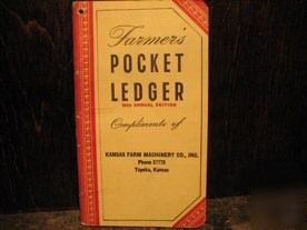 Farmer's ledger topeka kansas john deere 1952,1953 