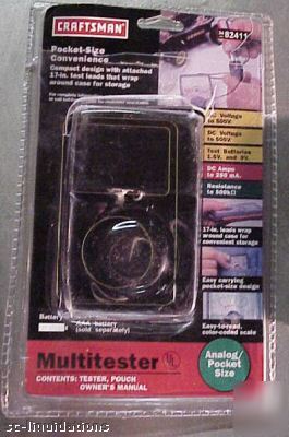 Craftsman #82411, pocket size multitester