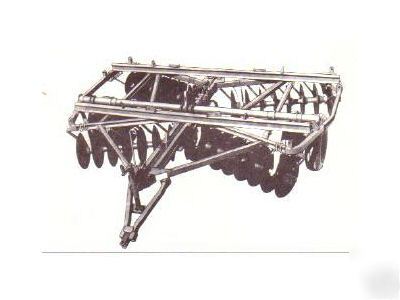 Kewanee chromalloy 500 disk harrow owner's manual