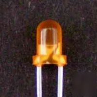 Orange standard 3MM leds pack of 50
