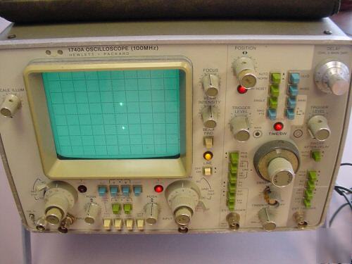 Hewlett packard oscilloscope 1740A 