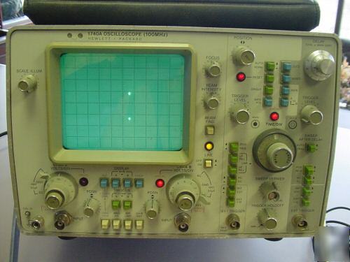 Hewlett packard oscilloscope 1740A 