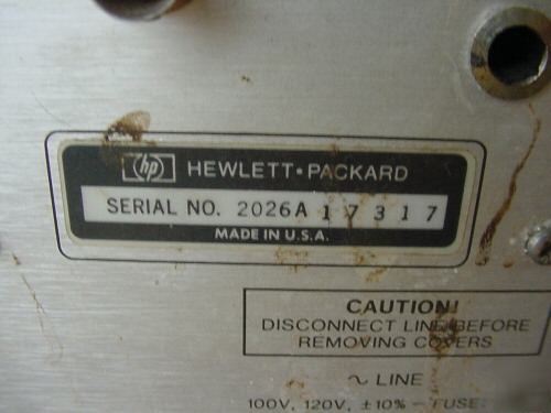 Hewlett packard oscilloscope 1740A 