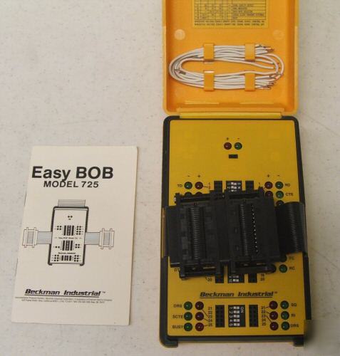 Beckman industrial easy bob model 725 breakout box