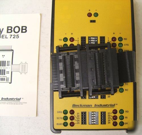 Beckman industrial easy bob model 725 breakout box