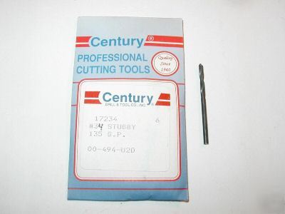 Century #34 wire gauge stubby drill bits nip
