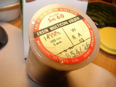 Ersin multicore solder 1 lb. roll 60/40 tin/lead 14 swg