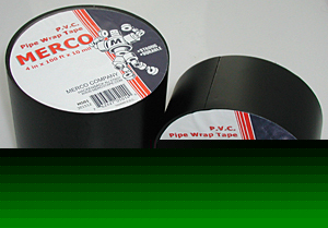 Full case 4IN X100FT pipe wrap tape - 12 rolls-$3 roll 
