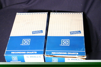 New 2 boxes recording charts paper 43192-az esterline