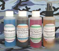 New *parkerizing black-grey concentrate combo * kit* met